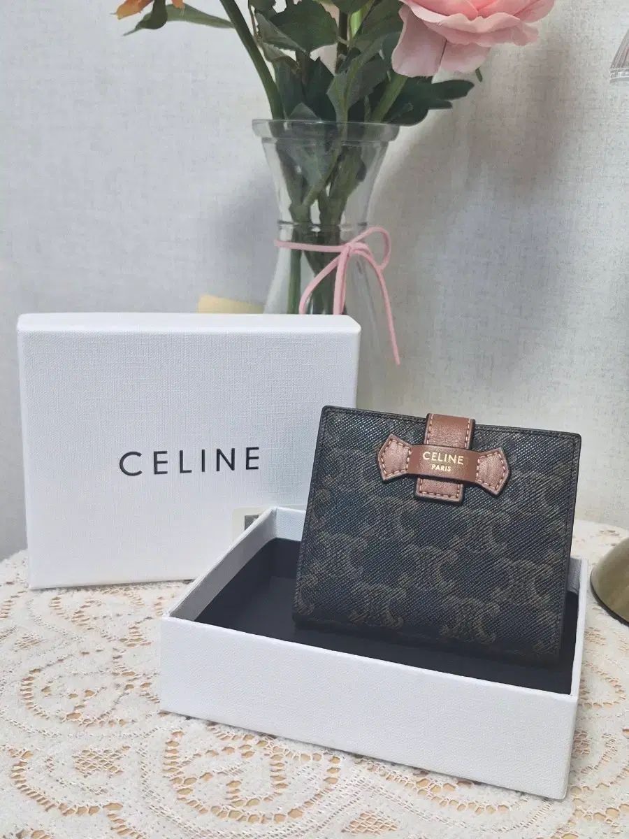 レディース 二つ折り財布 ブラウン