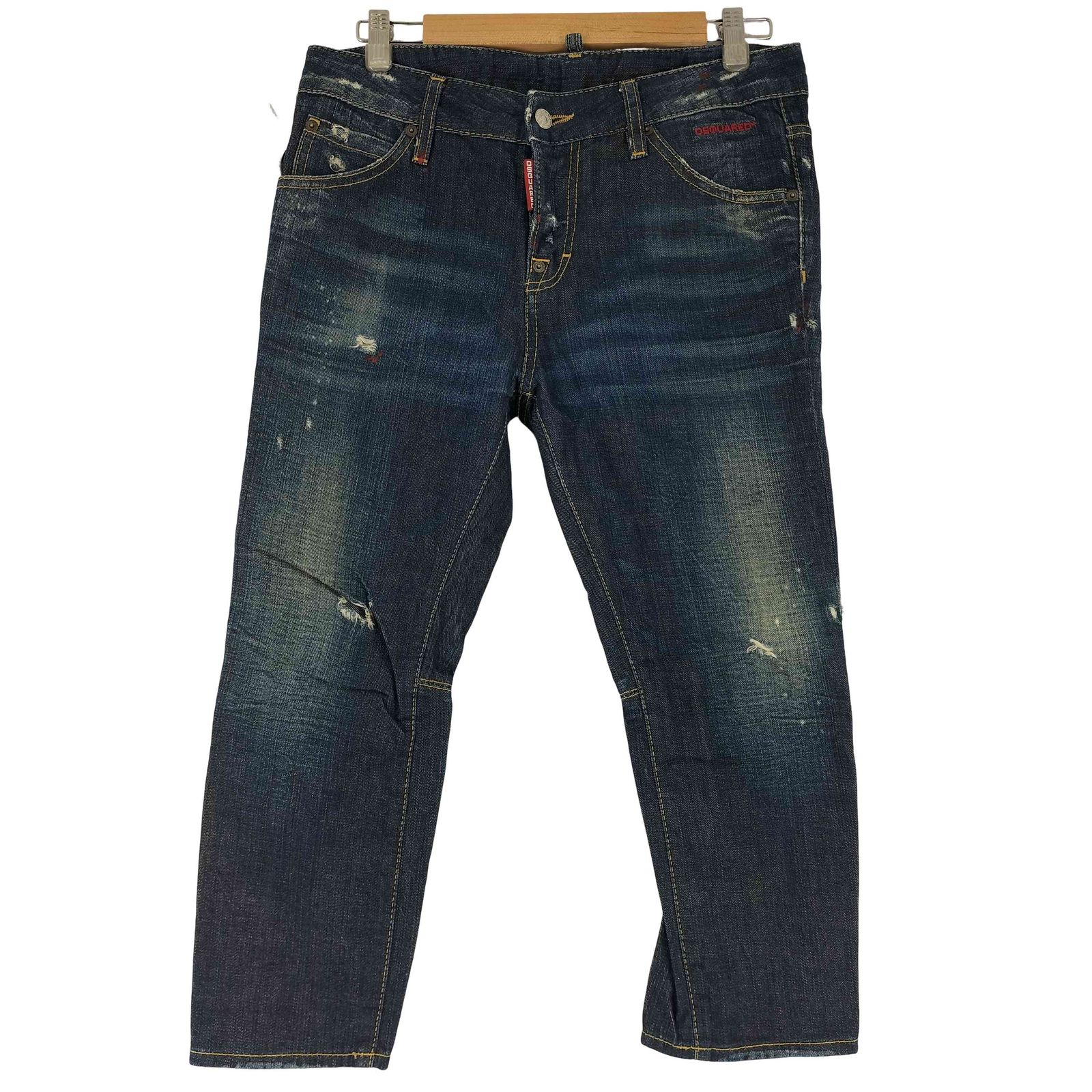 ディースクエアード DSQUARED2 ダメージ加工 スキニーデニムパンツ 