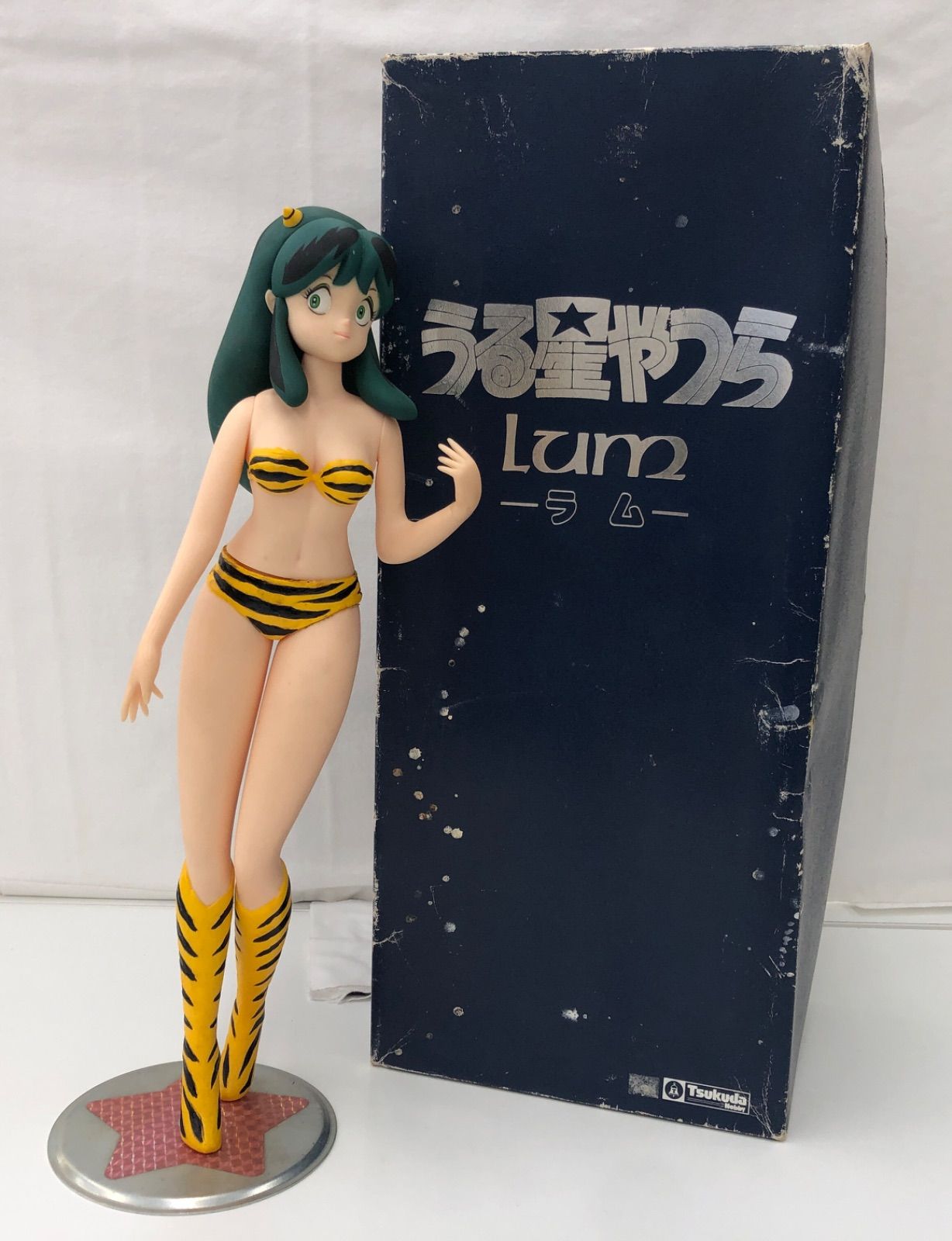 【中古品・現状品】ツクダホビー　うる星やつら　ラムちゃん　ジャンボフィギュア　箱付き　A-58