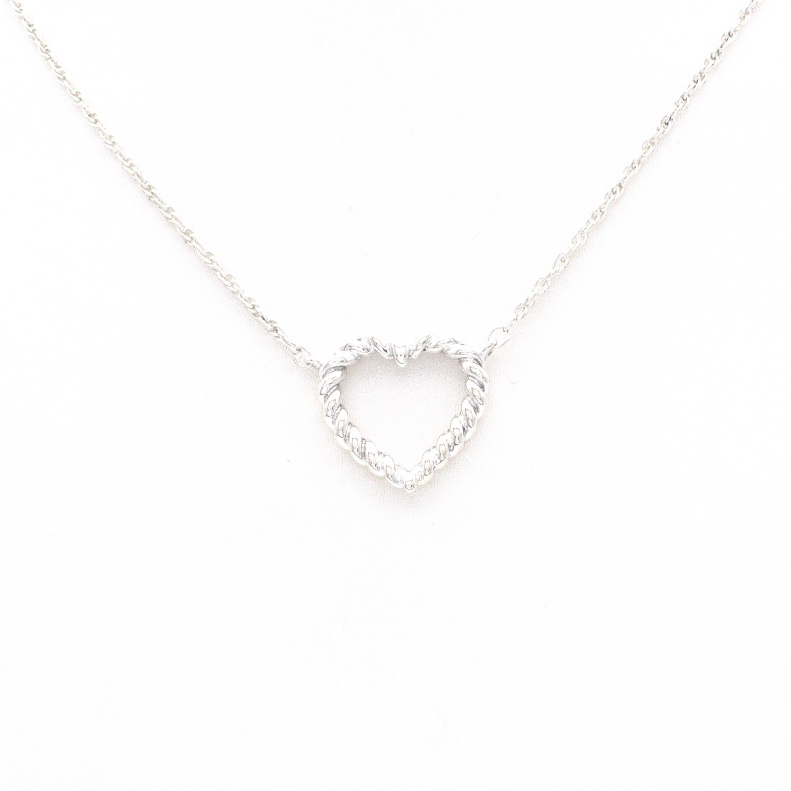 TIFFANY&Co. ティファニー ツイストハート ネックレス シルバー925 シルバー