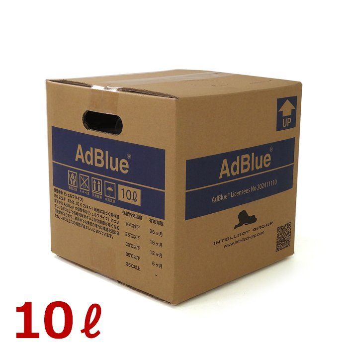 【10L】日本メーカー製 AdBlue アドブルー ノズル付き バッグ 高品位尿素水 尿素SCRシステム専用 バッグインボックスセット adblue ADBLUE