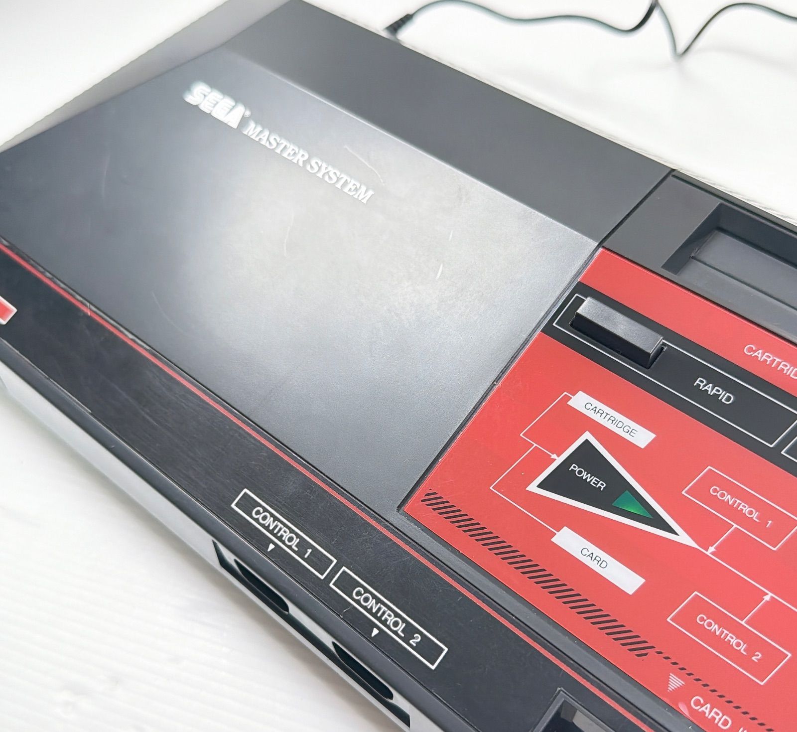 SEGA MASTER SYSTEM セガ　マスターシステム　ゲーム　ジャンク ジャンク品 セガ マスターシステム SEGA Master System MK-2000 通電