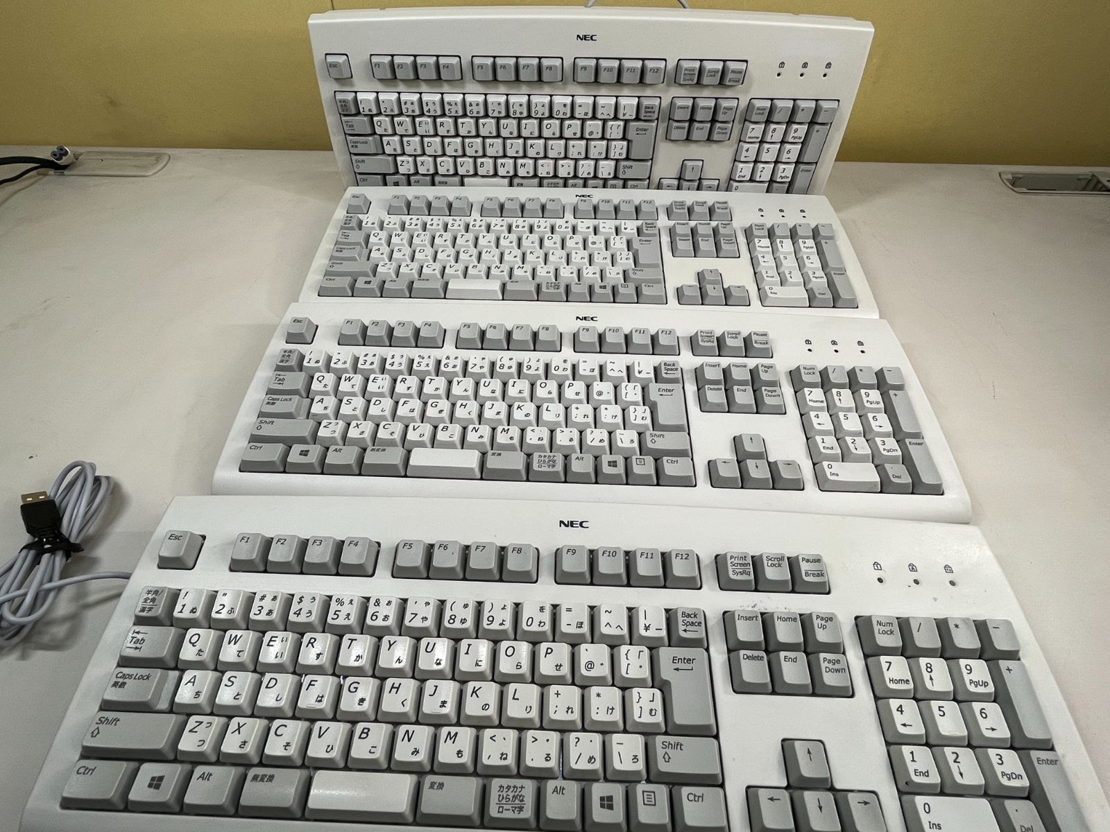 ◇NEC M-KJ178 USBキーボード 4台セット