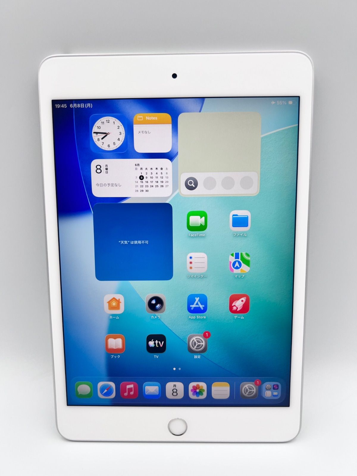 B260// iPad mini 第5世代 Wifi モデル 64GB シルバー