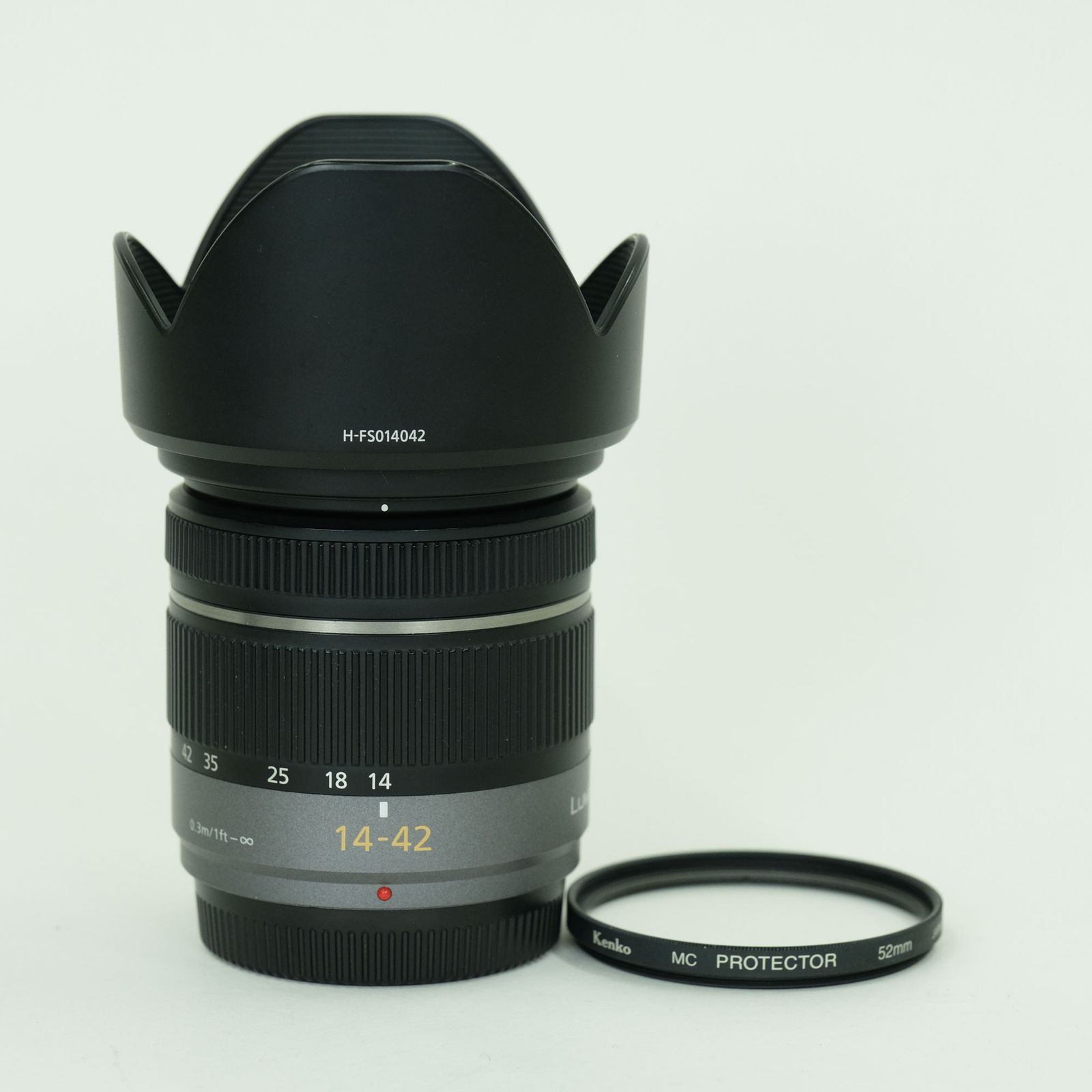 [美品 | フィルター付] Panasonic LUMIX G VARIO 14-42mm F3.5-5.6 ASPH./MEGA O.I.S. | マイクロフォーサーズマウント