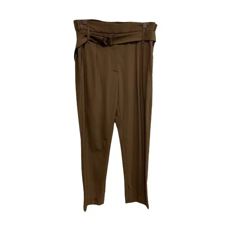 レディース Mサイズ/BRUNELLO CUCINELLI(ブルネロクチネリ) ベルト付き ハイウエスト パンツ