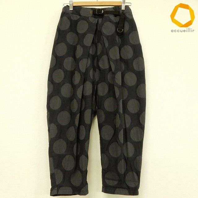 #anc メデル MDL MEDELL DESIGN パンツ 2 サルエル 紺系 ドット コットン レディース [1013215]