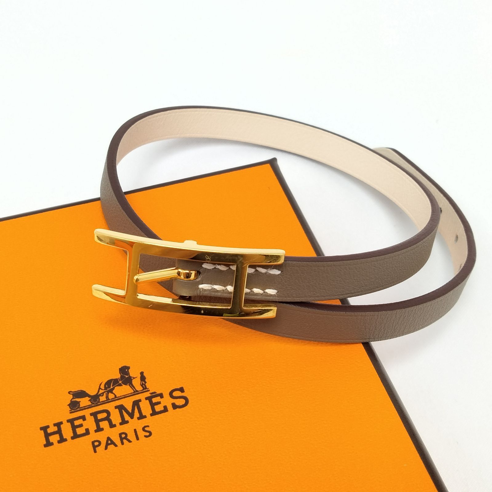 ✨️HERMES✨️エルメス ビーアピドゥーブルトゥール ブレスレット T1