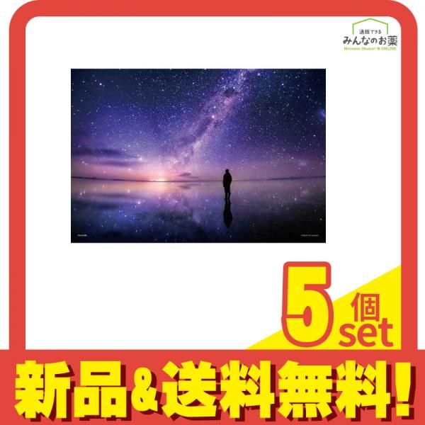 やのまんコンパクトピース500pcsジグソーパズル 35-23 銀河のほとりで(ウユニ塩湖) 26× 38cm 5個セット まとめ売り