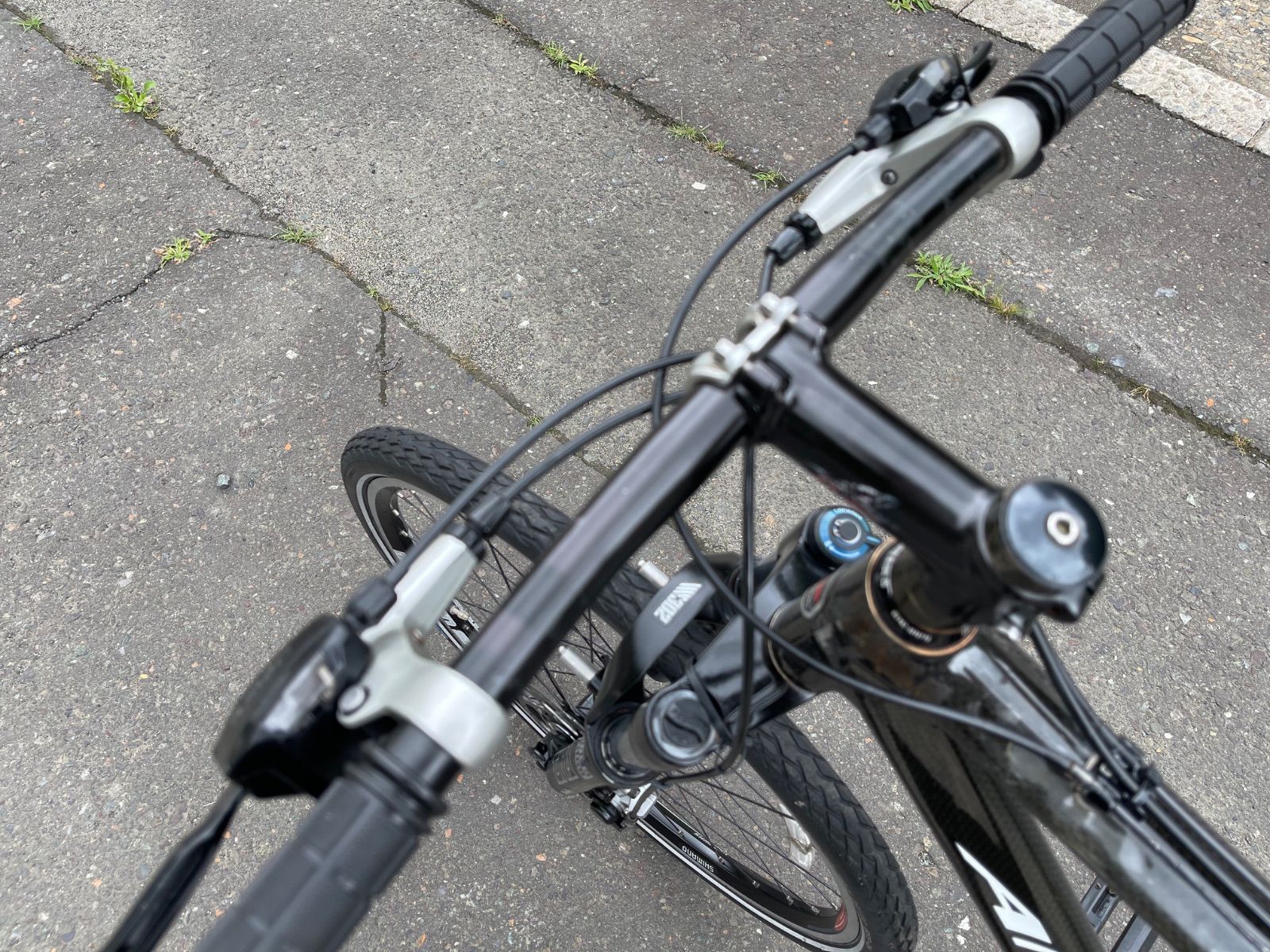 0401【即乘】送料無料 アンカー ANCHOR カーボン MTB XHM9 SHIMANO 2X9S 18速 26インチ anchor bikes
