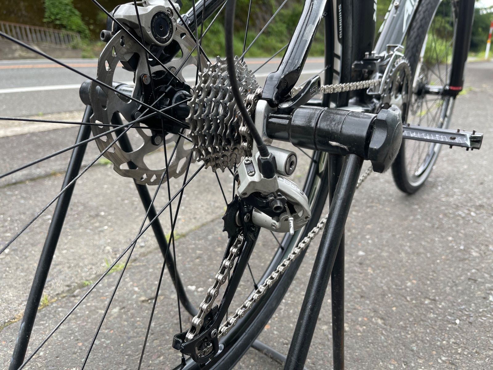 0401【即乘】送料無料 アンカー ANCHOR カーボン MTB XHM9 SHIMANO 2X9S 18速 26インチ anchor bikes
