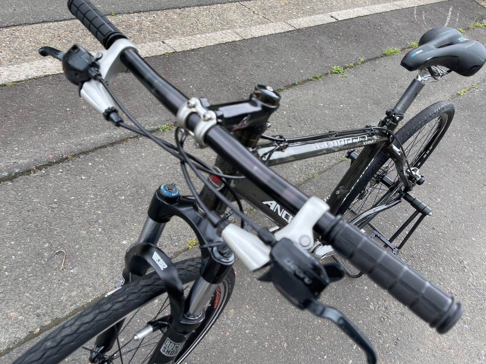 0401【即乘】送料無料 アンカー ANCHOR カーボン MTB XHM9 SHIMANO 2X9S 18速 26インチ anchor bikes