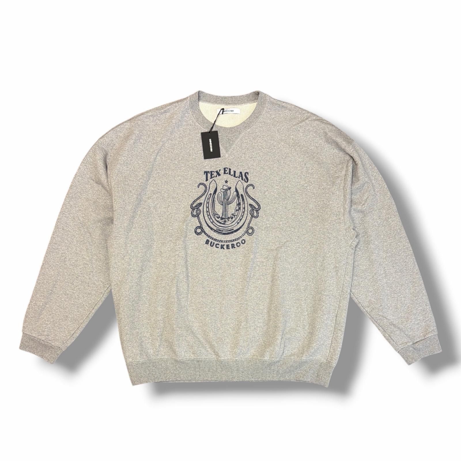 参考上代29700円 未使用 MINEDENIM TEX ELLAS Buckeroo Crewneck