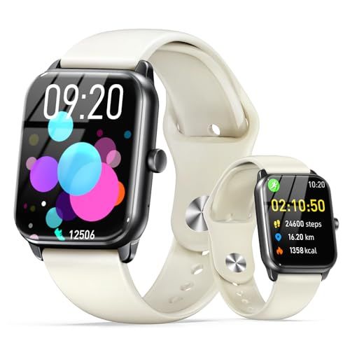 スマートウォッチ 【1.96インチ超大画面 ＆ 10日間連続使用】 Android対応＆Iphone対応 Bluetooth5.4 通話機能 音楽再生 多種類データ測定 21種類の運動モード 着信通知 IP68防水 Smart Watch ランニングウォッJu