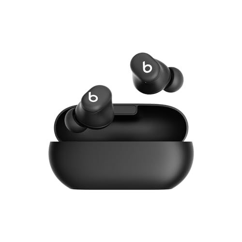 Beats Solo Buds Bluetoothワイヤレスイヤフォン - 最大18時間の再生時間、AppleとAndroidで互換性、内蔵マイク - マットブラックJu