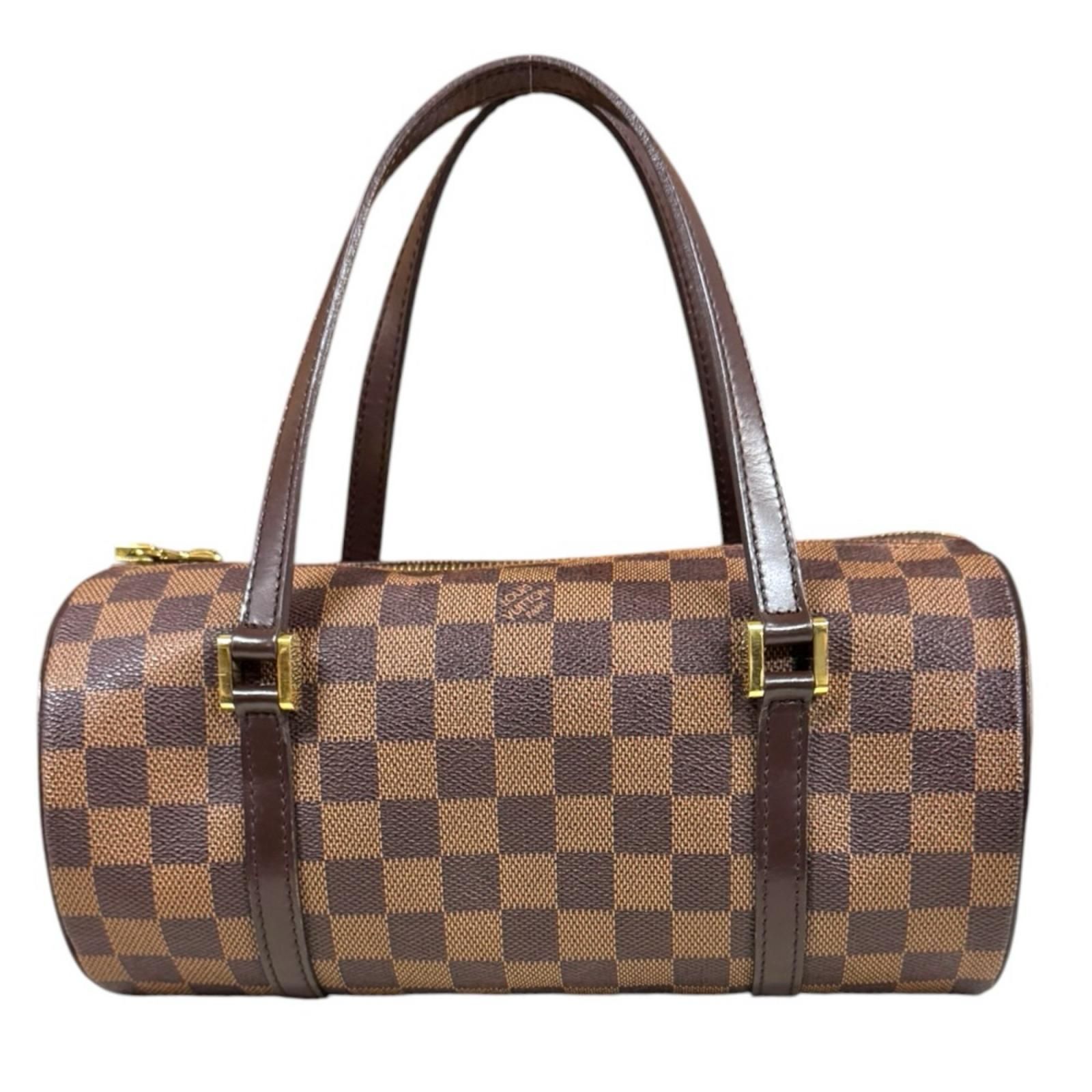 ルイヴィトン パピヨン26 ダミエ ハンドバッグ ダミエキャンバス N51304 ブラウン レディース LOUIS VUITTON 中古 ルイヴィトン ルイ ヴィトン