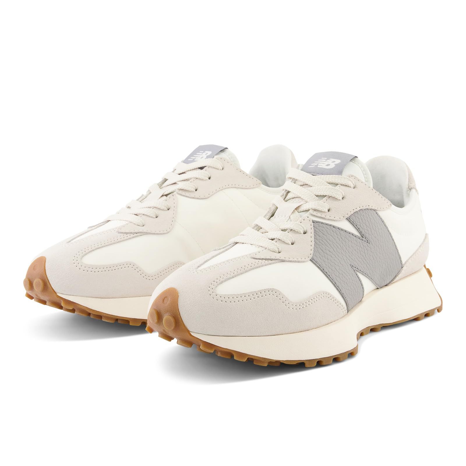 [ニューバランス] スニーカー MS327 U327 現行モデル メンズ レディース LT(WHITE/GRAY) 23.5 cm D [LT(WHITE/GRAY)] [23.5 cm D]