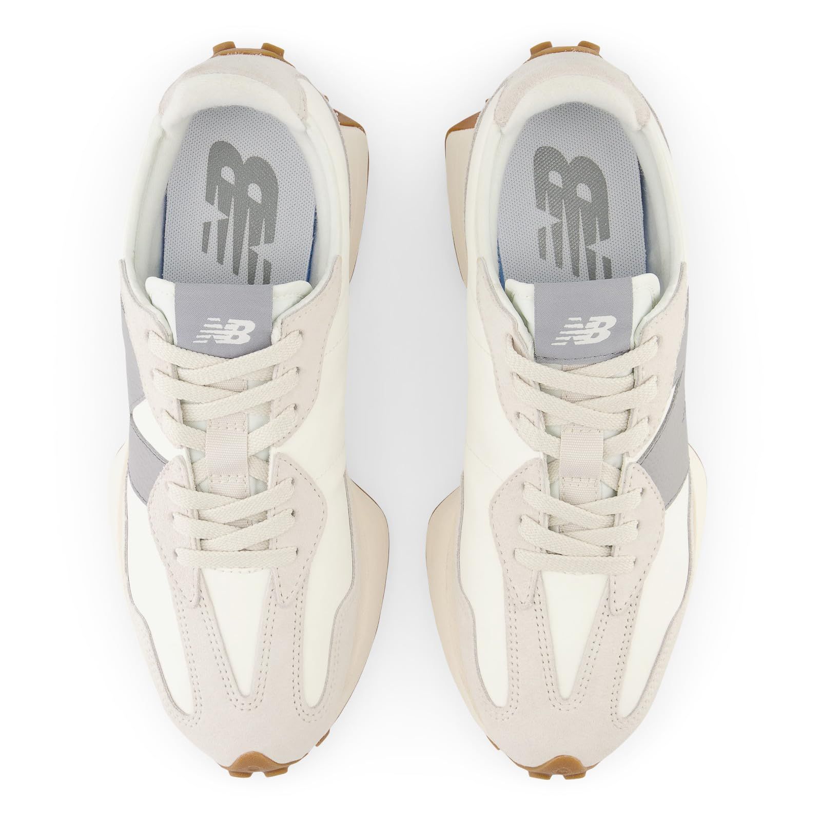 [ニューバランス] スニーカー MS327 U327 現行モデル メンズ レディース LT(WHITE/GRAY) 23.5 cm D [LT(WHITE/GRAY)] [23.5 cm D]