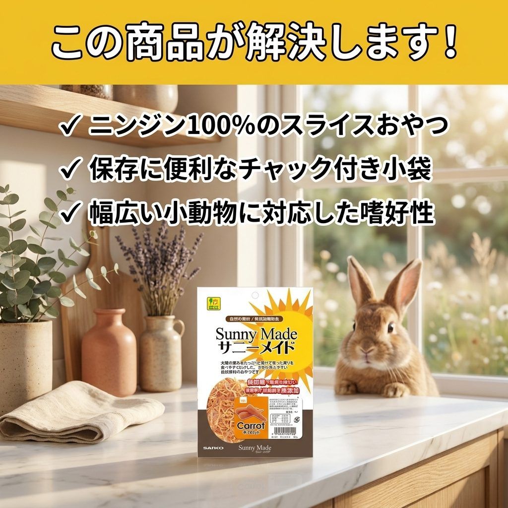 三晃商会 サニーメイド キャロット 20g x50個 小動物用おやつ うさぎ モルモット デグー ハムスター 補助食 ドライ ニンジン スライス SANKO S 三晃商会 サニーメイド キャロット 20g x50個 小動物用おやつ うさぎ モルモット デグー ハムスター 補助食 ドライ ニンジン スライス SANKO S