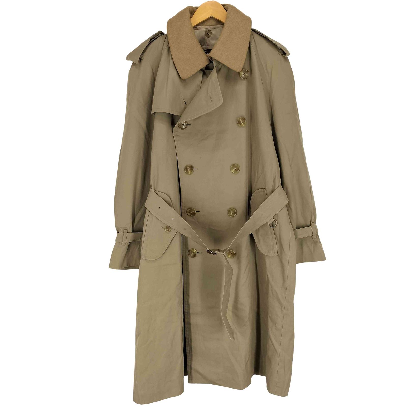 チャップスラルフローレン CHAPS RALPH LAUREN 70s ライナー付トレンチコート メンズ 表記無