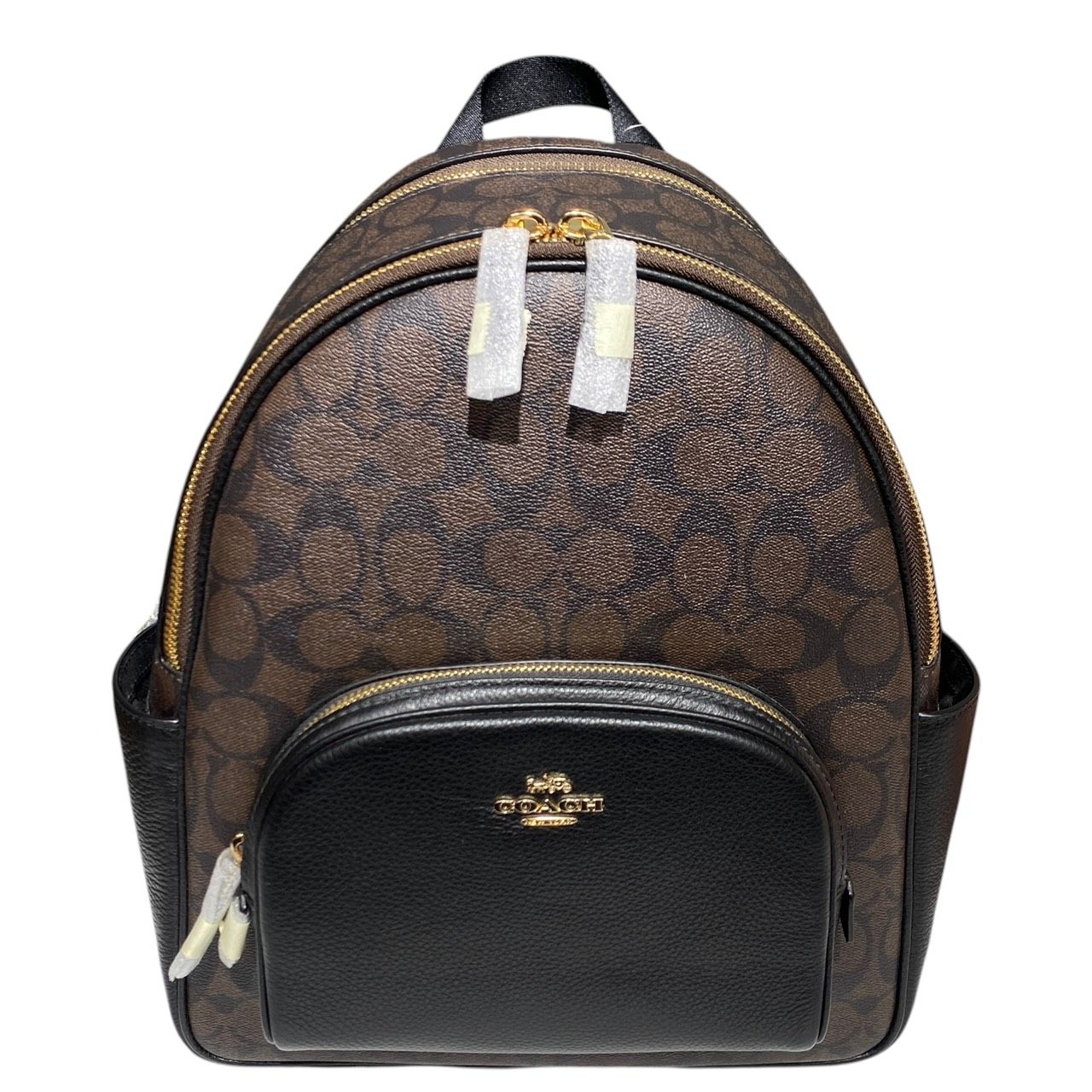 ☆コーチ バック コート バックパック シグネチャー キャンバス ブラウン 5671 未使用 COACH