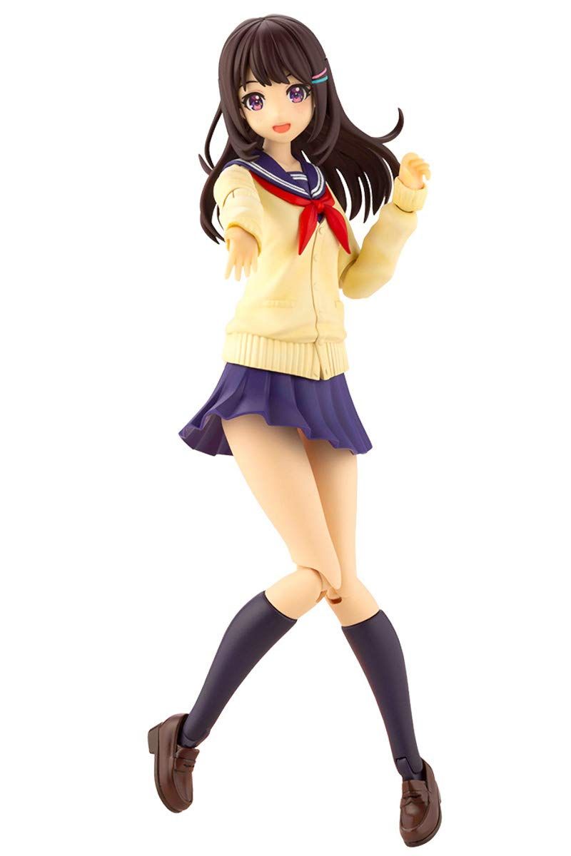 壽屋 創彩少女庭園 結城 まどか【桃桜高校・冬服】 全高約150mm 1/10スケール プラモデル JK001
