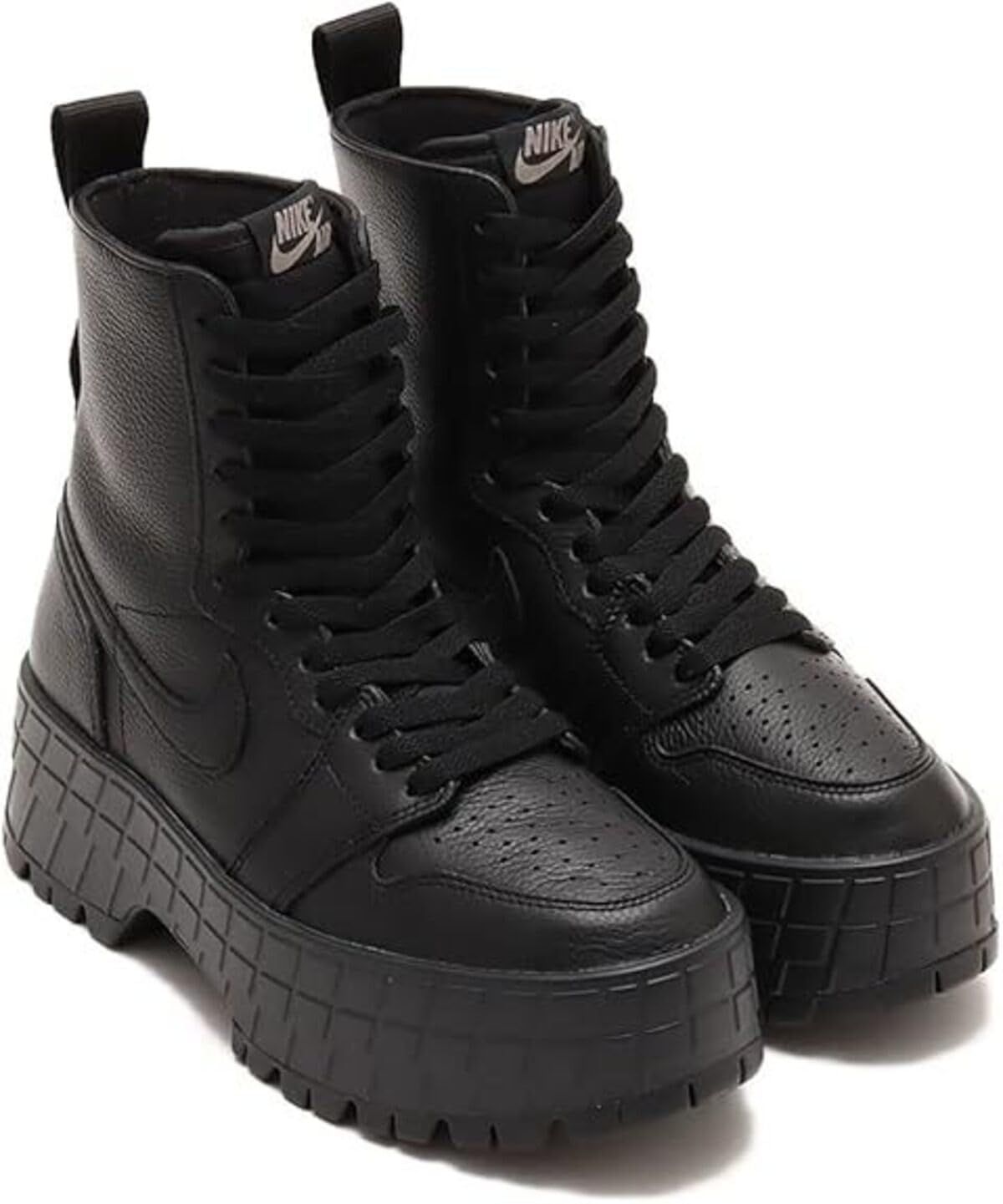 [ナイキ] エア ジョーダン 1 ブルックリン W AIR JORDAN 1 BROOKLYN ブラック/ブラック/フラットピューター FJ5737-001 27.0cm [27.0 cm]