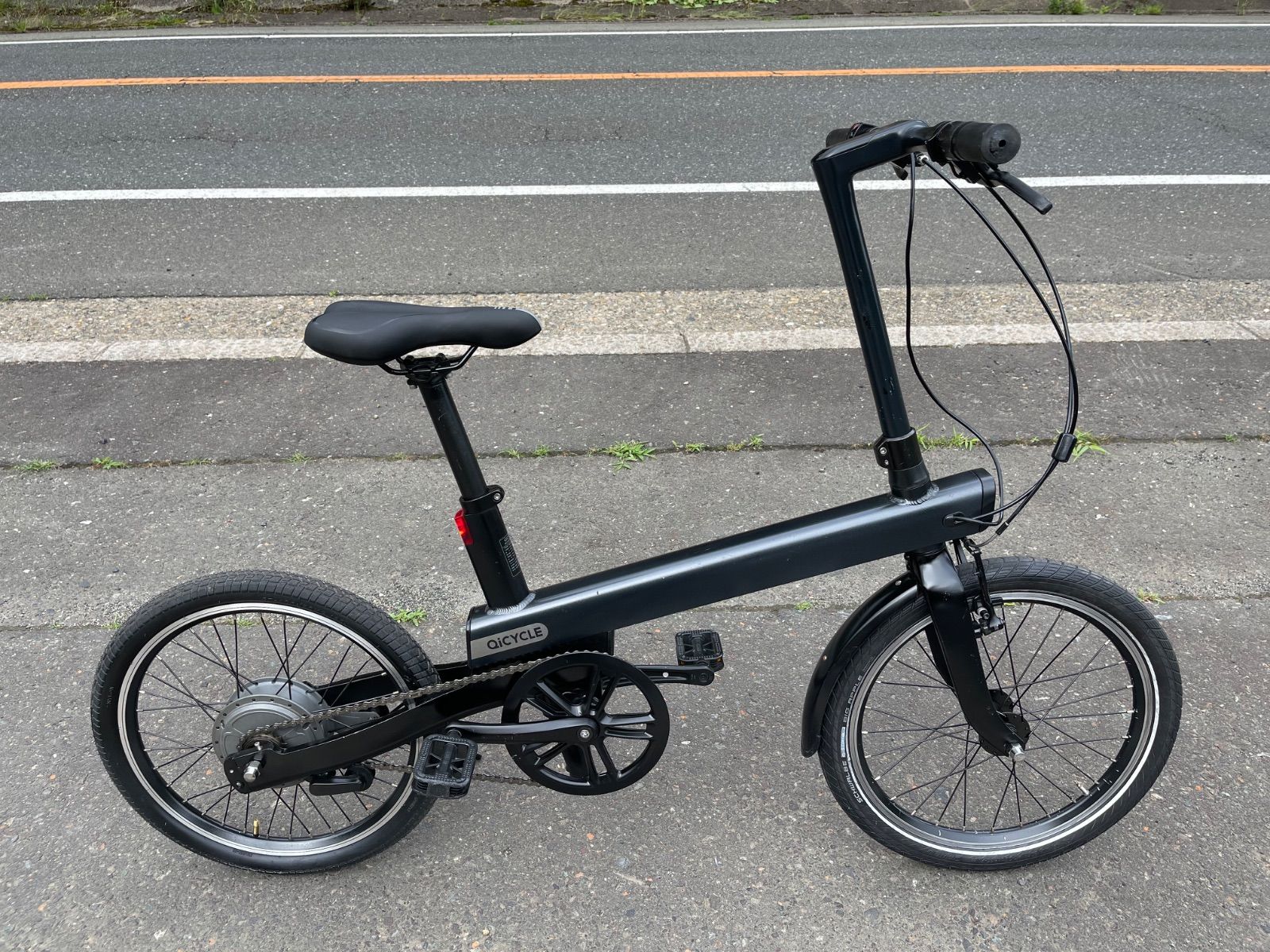 0402【動作確認済】送料無料 QICYCLE 電動アシスト自転車 電子3速 36V 180W 20インチ