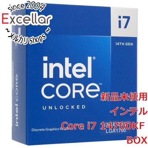 [bn:0] 【新品(開封のみ・箱きず・やぶれ)】 Core i7 14700KF　3.4GHz LGA1700　SRN3Y