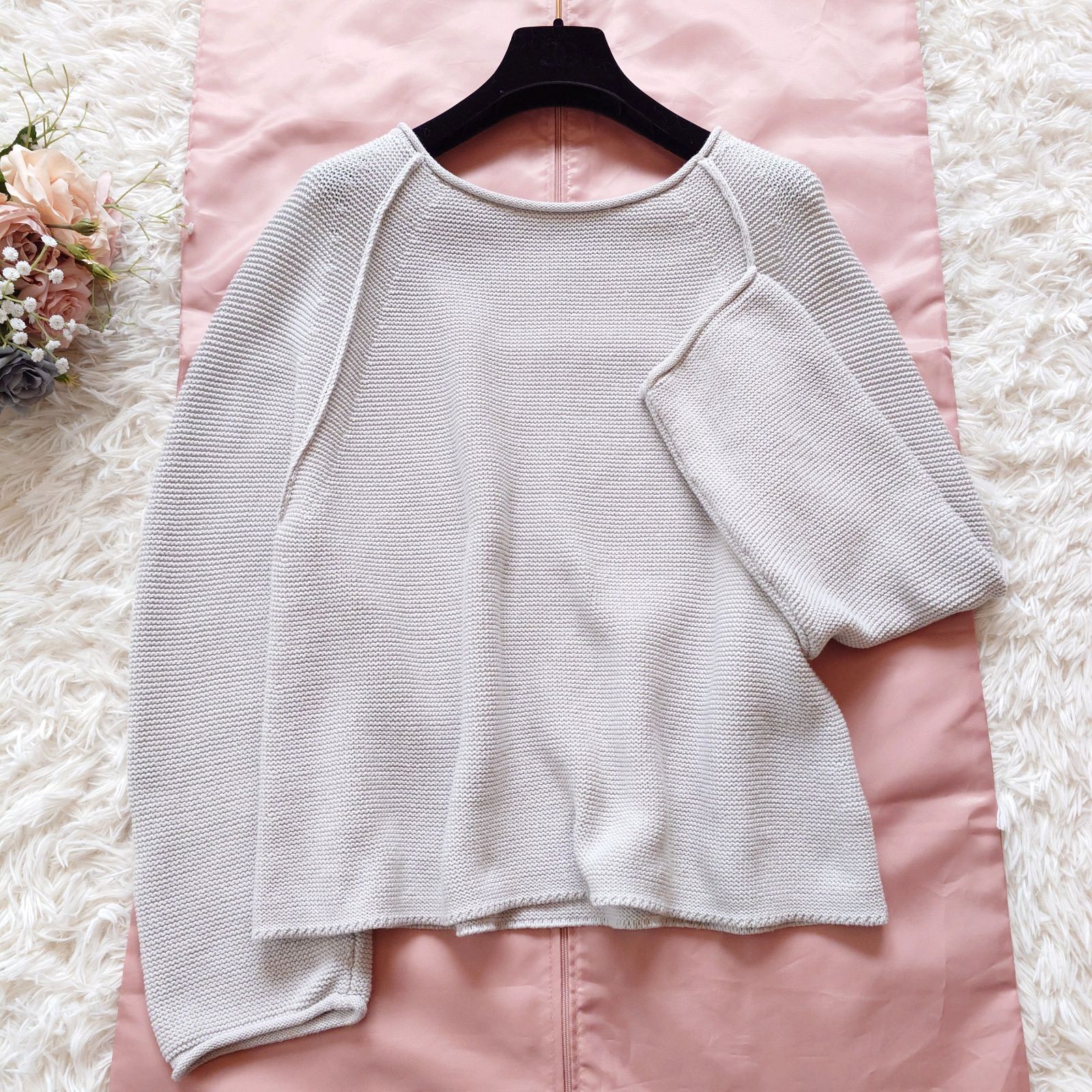FRAMeWORK フレームワーク SPRING-ニット 26ss グレー