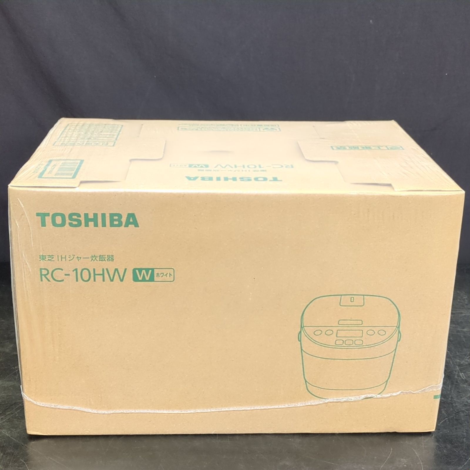 【D44656】未開封 TOSHIBA IHジャー炊飯器 5.5合炊き RC-10HW(W) ホワイト