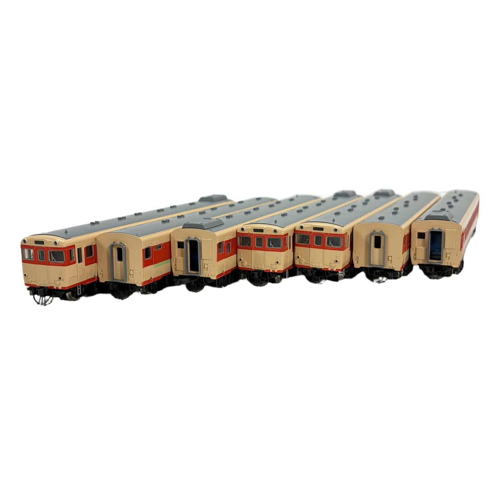 TOMIX 92069 92070 碓氷峠 国鉄 キハ57系 ディーゼルカー 基本 増結 7両セット 鉄道模型 中古 良好 W11303991