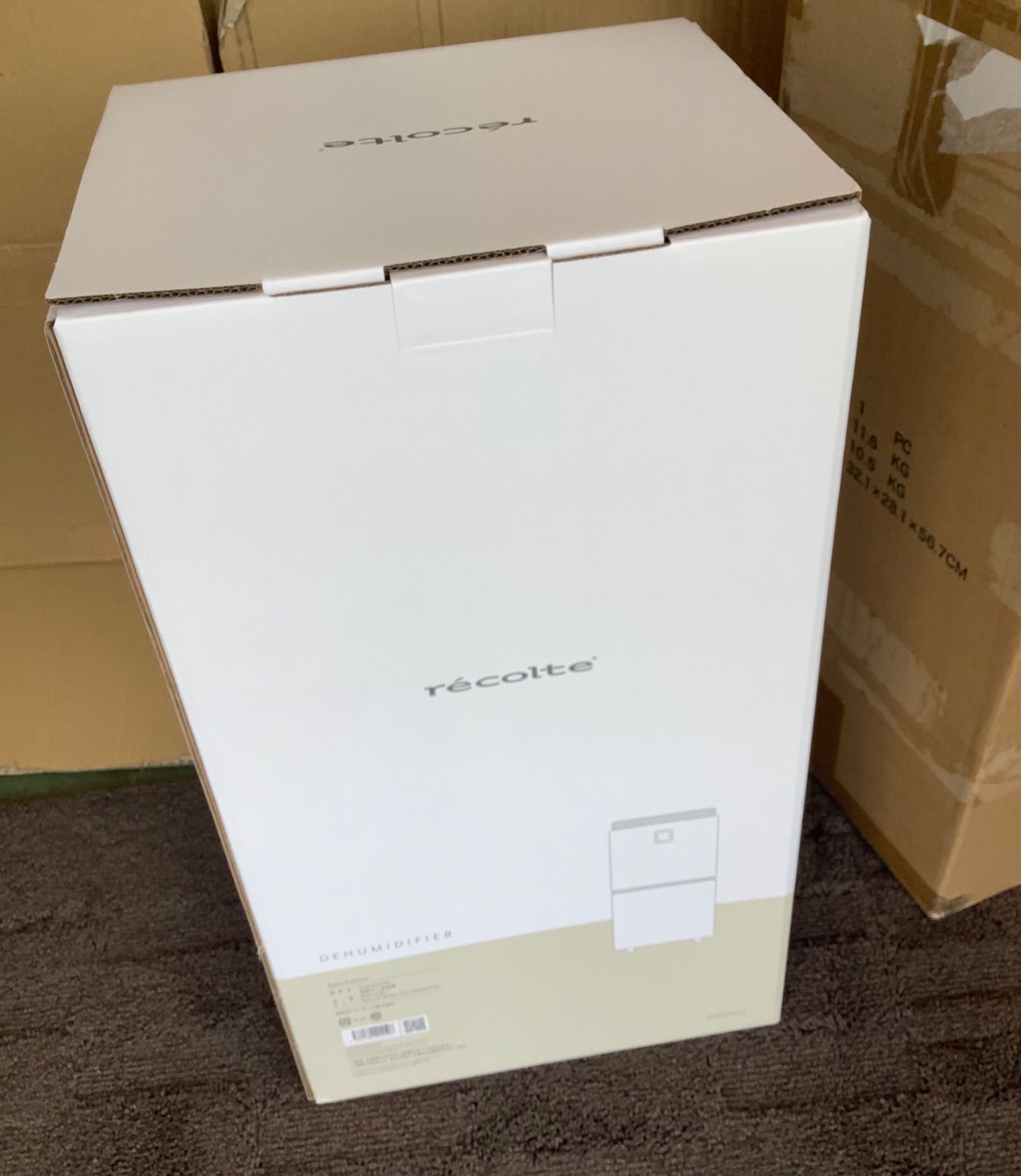 レコルト 部屋干し除湿器 RDH-1(W) ナチュラルホワイト