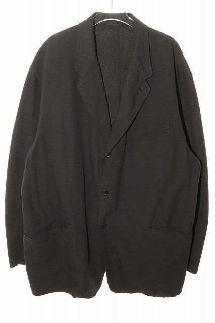 コモリ COMOLI 25SS コットンダックス ジャケット サイズ 3 B01-01006 ブラック 【ブランド古着ベクトル】【中古】260609
