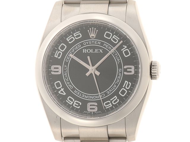 ROLEX ロレックス ウォッチ オイスター パーペチュアル 時計 116000 腕時計 ステンレススチール ブラックコンセントリック 2011年 自動巻き ブラックコンセントリック文字盤 メンズ【中古】432