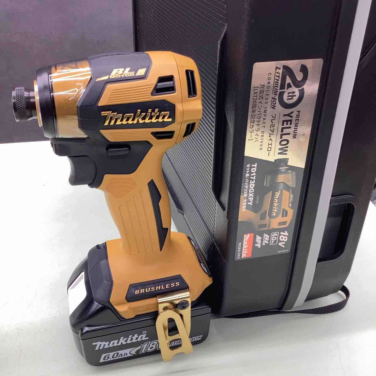 ☆マキタ(makita) コードレスインパクトドライバー TD173DGXPY LTX20周年限定色 プレミアムイエロー【草加店】 ☆マキタ(makita) コードレスインパクトドライバー TD173DGXPY LTX20周年限定色 プレミアムイエロー【草加店】