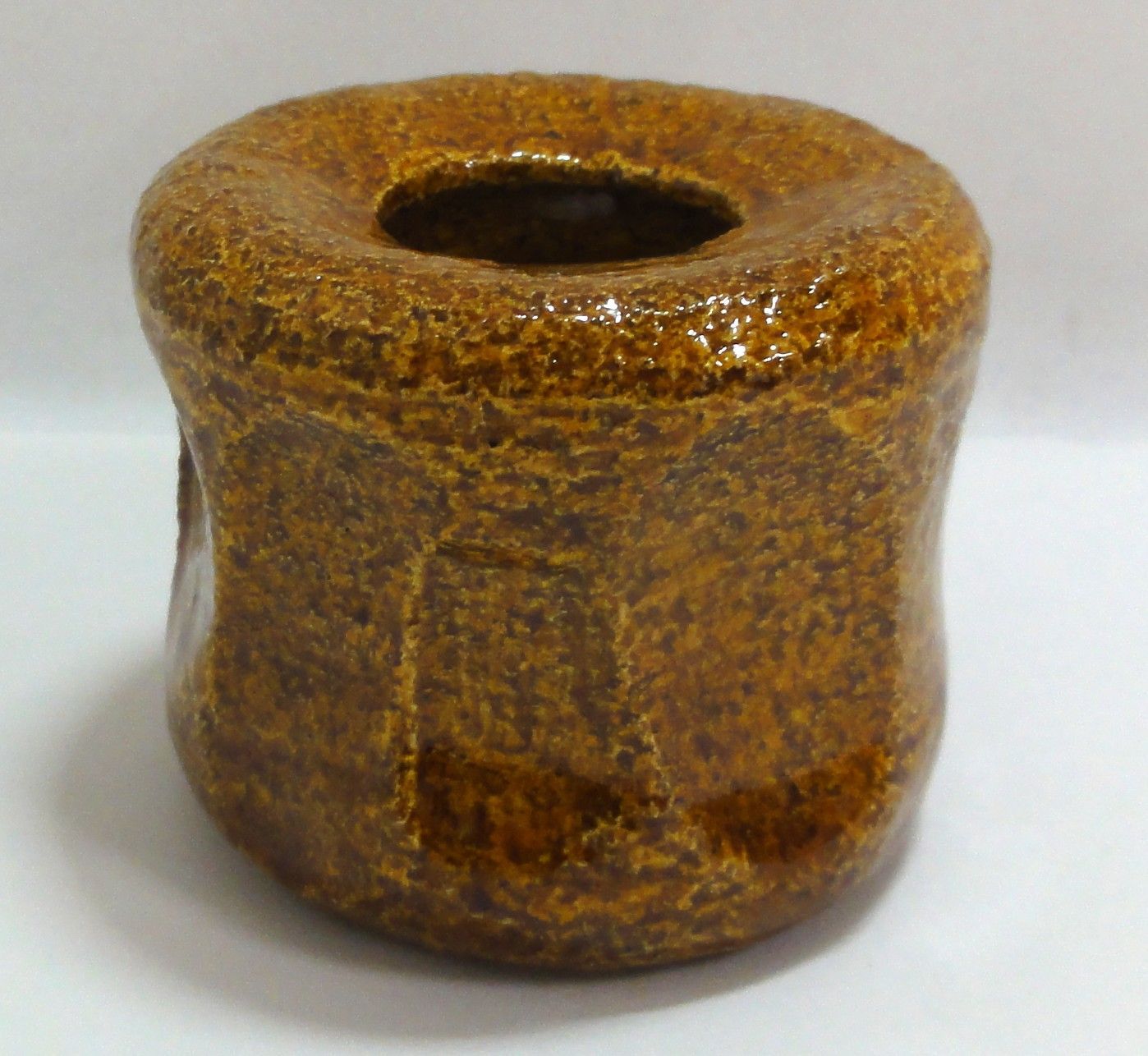 M[宅60]1068 檜垣青子 蓋置 つくね 共箱汚れあり 茶道具 保管品