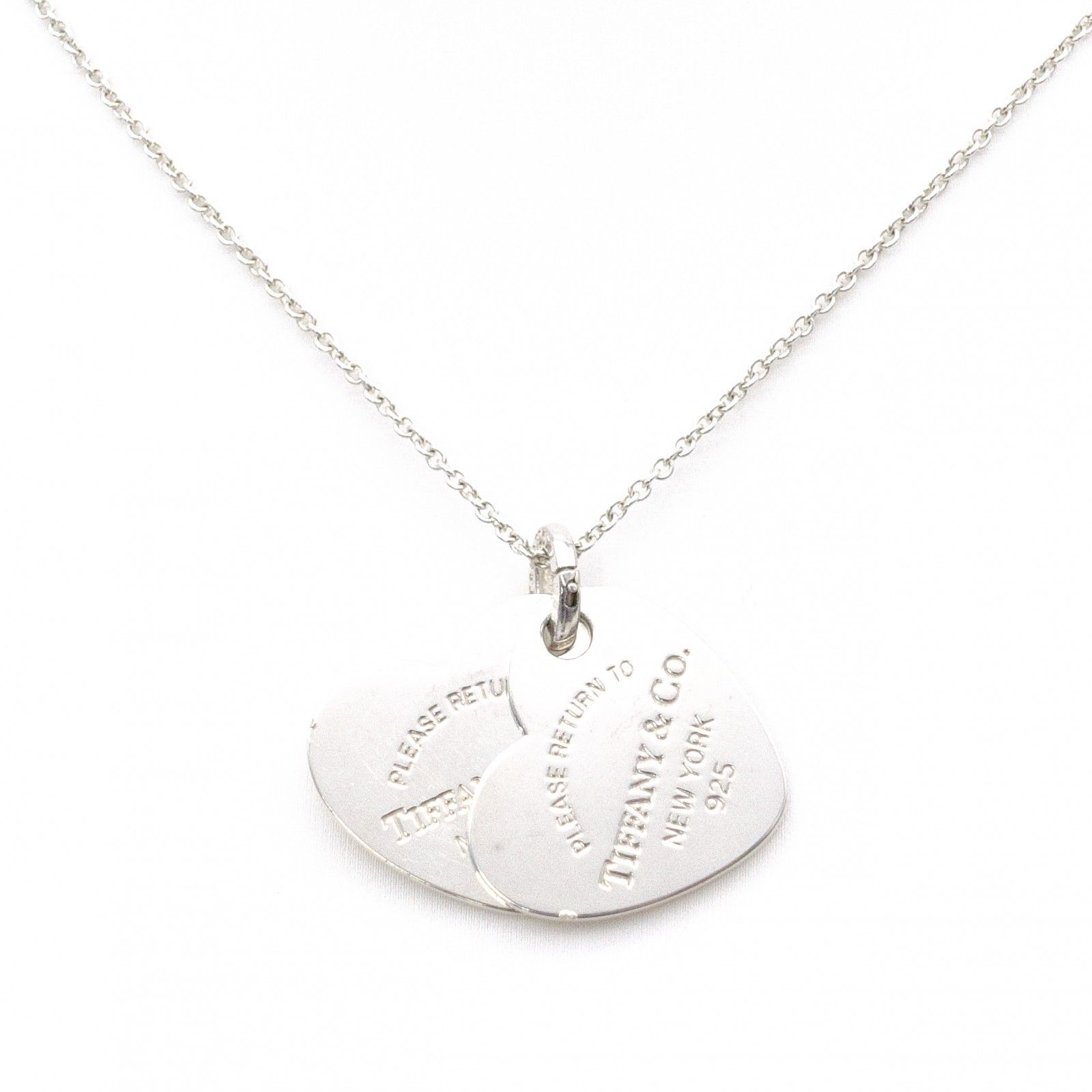 TIFFANY&Co. ティファニー リターントゥ ティファニー ダブルハート タグ ネックレス シルバー925 シルバー
