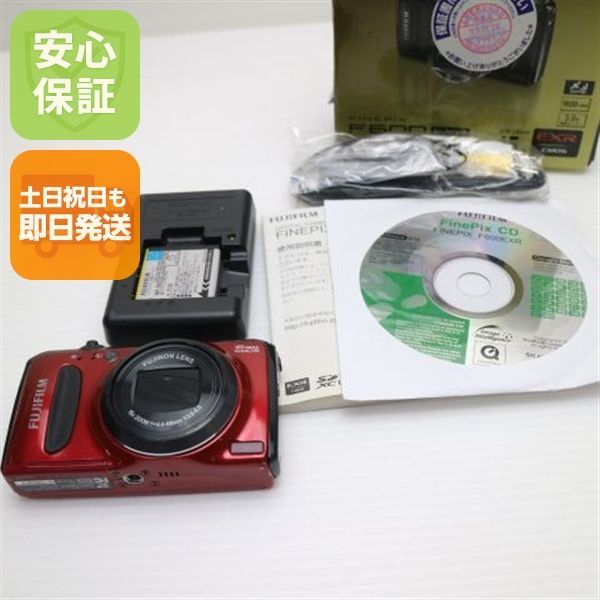 美品 FinePix F600EXR レッド 即日発送 FUJIFILM デジカメ デジタルカメラ 本体 土日祝発送OK 07000
