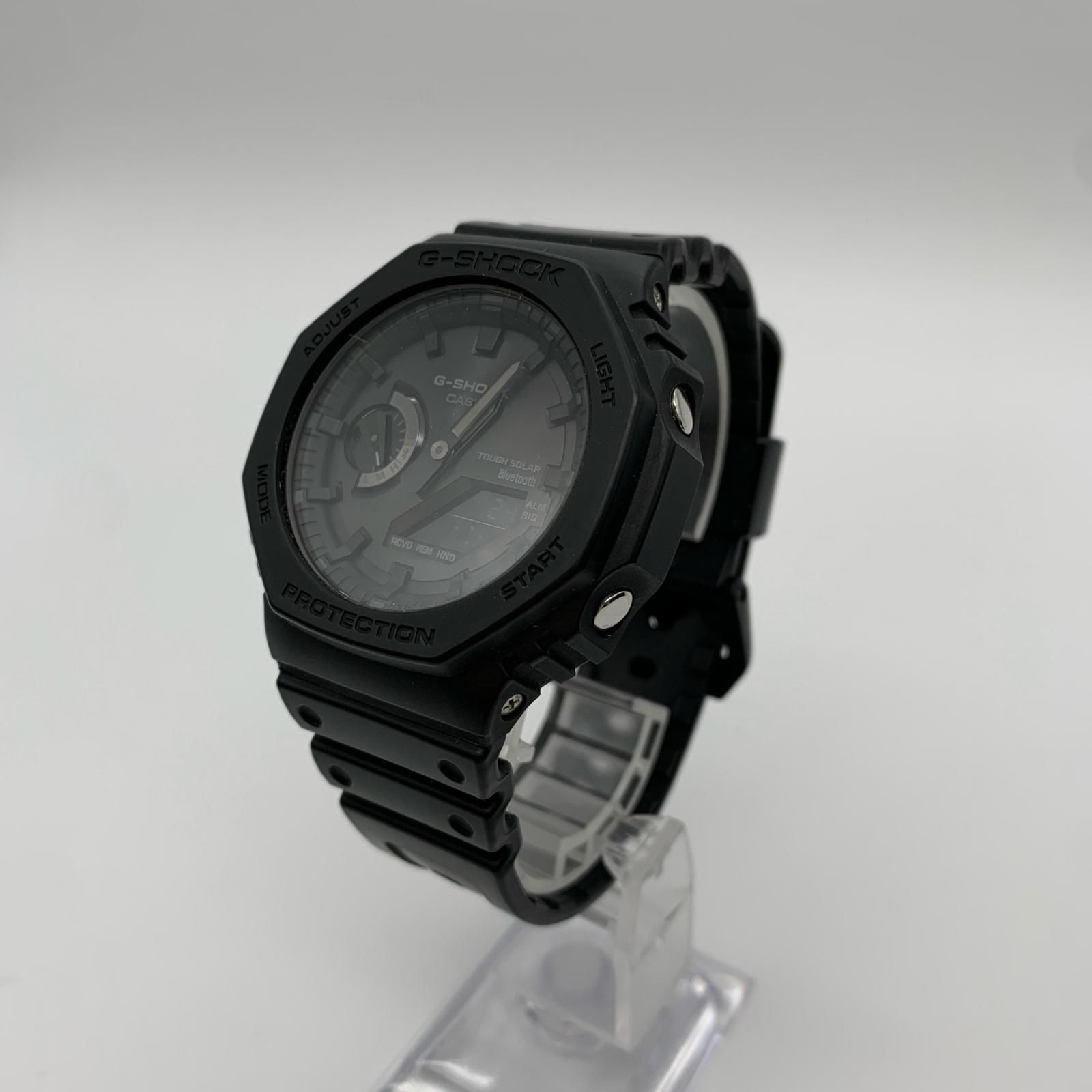 【姫路東店】 中古 G-SHOCK | ジーショック アナデジソーラー腕時計 GA-B2100-1A1JF ブラック 【131】
