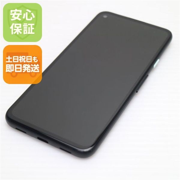超美品 SoftBank Google Pixel 4a 128GB ジャストブラック スマホ 土日