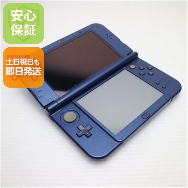 良品中古 Newニンテンドー3DS LL メタリックブルー 即日発送 game 任天堂 本体 土日祝発送OK 07000