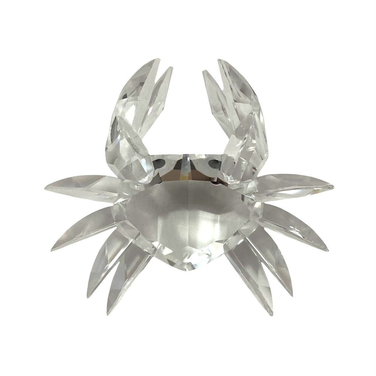 Y【SWAROVSKI】カニ クリスタル 206481 蟹/かに ガラス 置物 オブジェ 