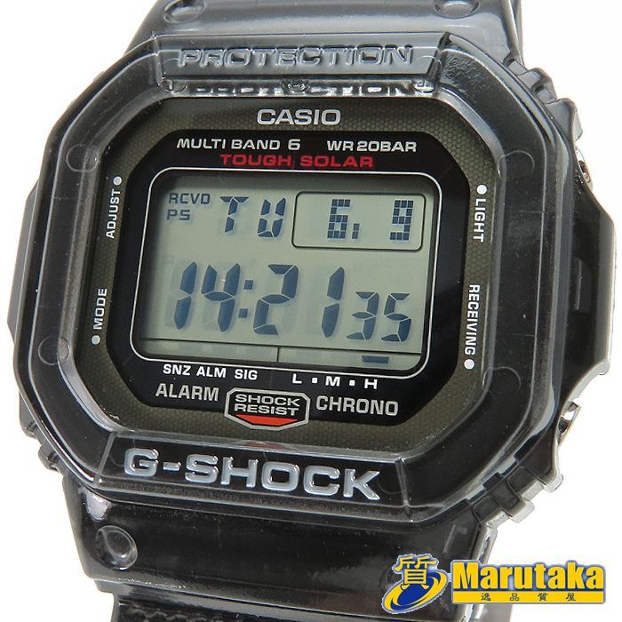 【 カシオ Ｇショック 】 CASIO G-SHOCK 腕時計 GW-S5600U-1JF 電波ソーラー カーボンファイバーインサートバンド 中古 26k196-1 ブラック 黒 メンズ 逸品質屋 丸高 甲子園店 送料無料 質屋出品 実店舗あります ウォッチ