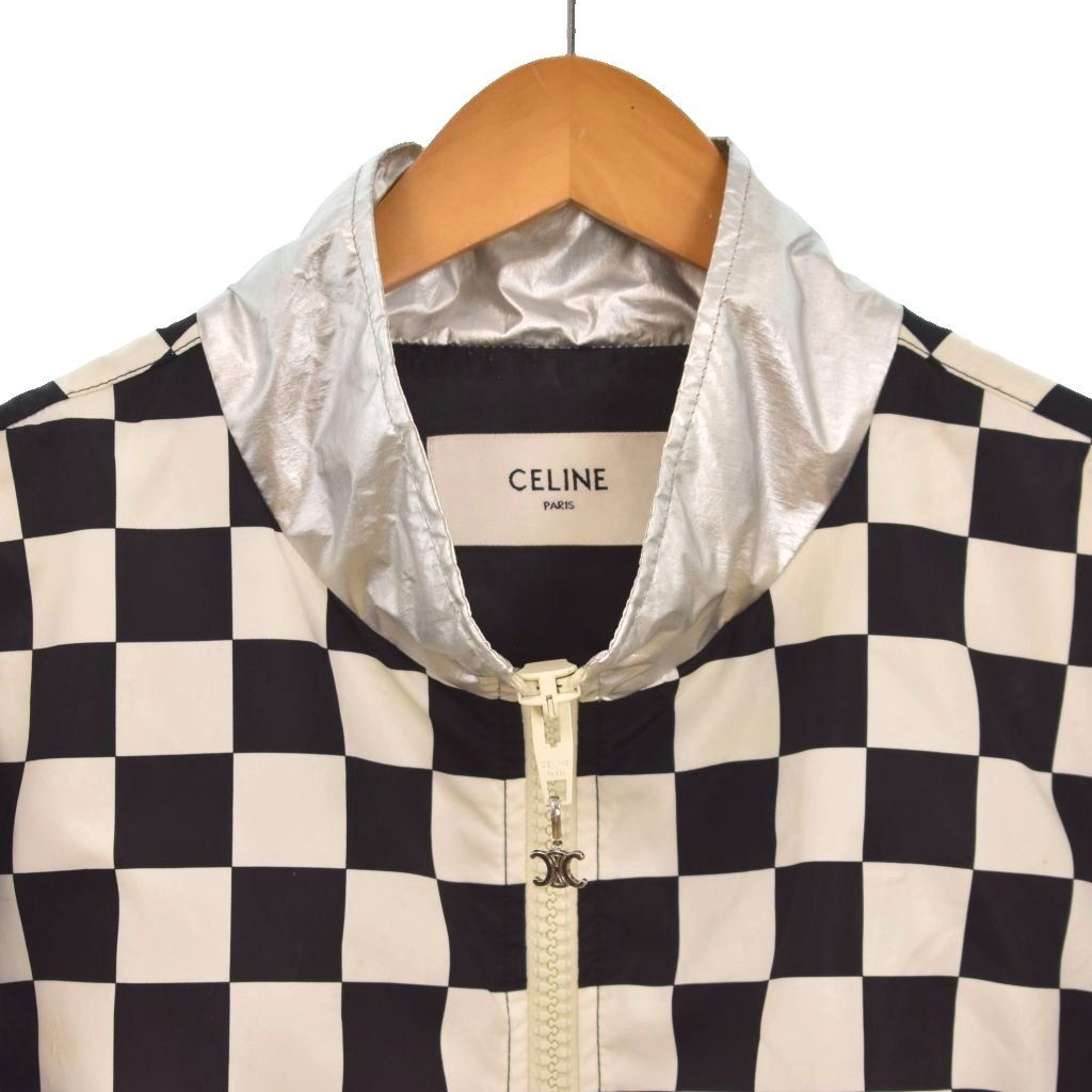 早い者勝ち！セリーヌ　ルーズ チェッカー ボード ブルゾン ボンバージャケット セリーヌ CELINE 21AW Loose Blouson Jacket ルーズ チェッカーボード