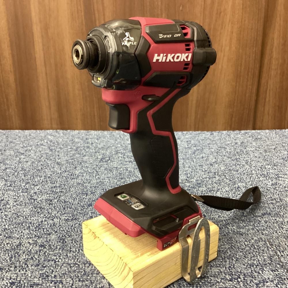 【未使用・展示品・長期保管品】HiKOKI/ハイコーキ WH36DC(2XPR) 36Vコードレスインパクトドライバ 【201】