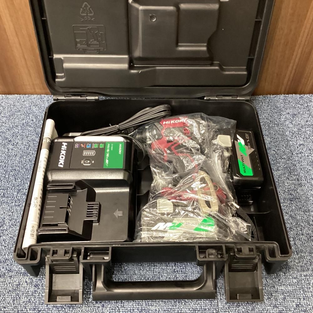 【未使用・展示品・長期保管品】HiKOKI/ハイコーキ WH36DC(2XPR) 36Vコードレスインパクトドライバ 【201】
