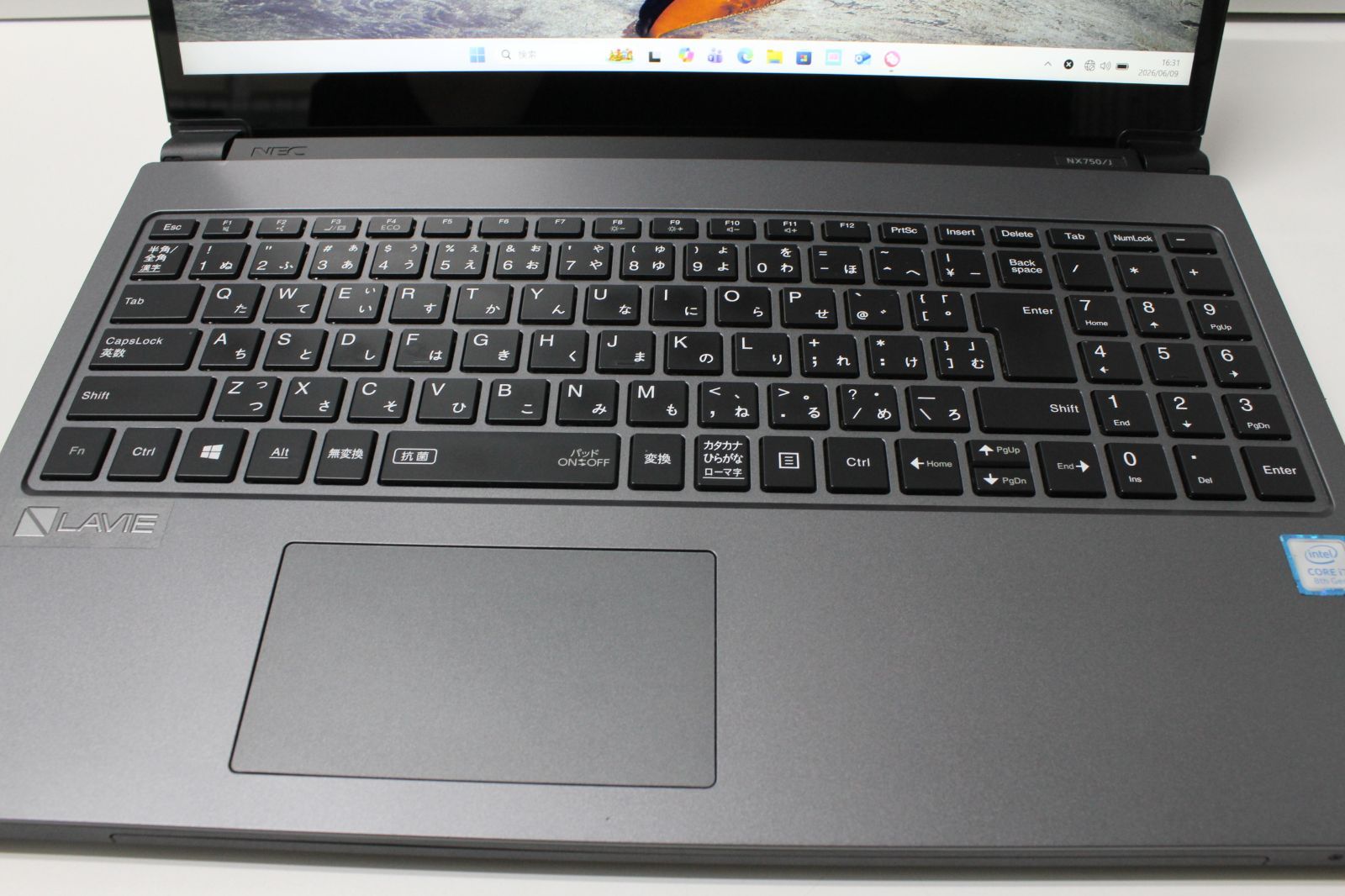 ノートPC】NEC〈LAVIE NX750/JAB〉Intel Core i7/SSD480GB/メモリ8GB