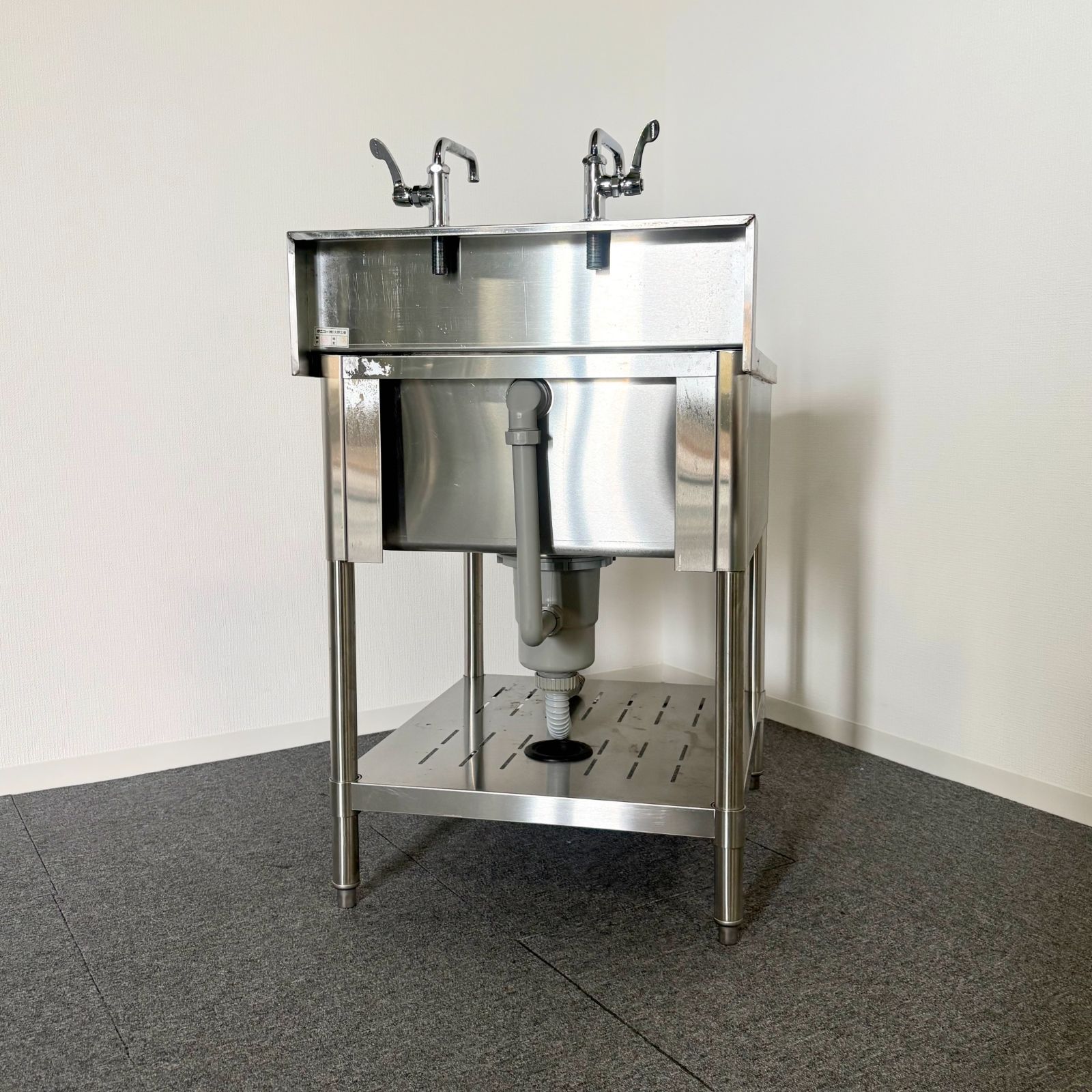 1槽シンク/タニコー/幅600mm×奥行750mm×高さ800mm/業務用/厨房機器 