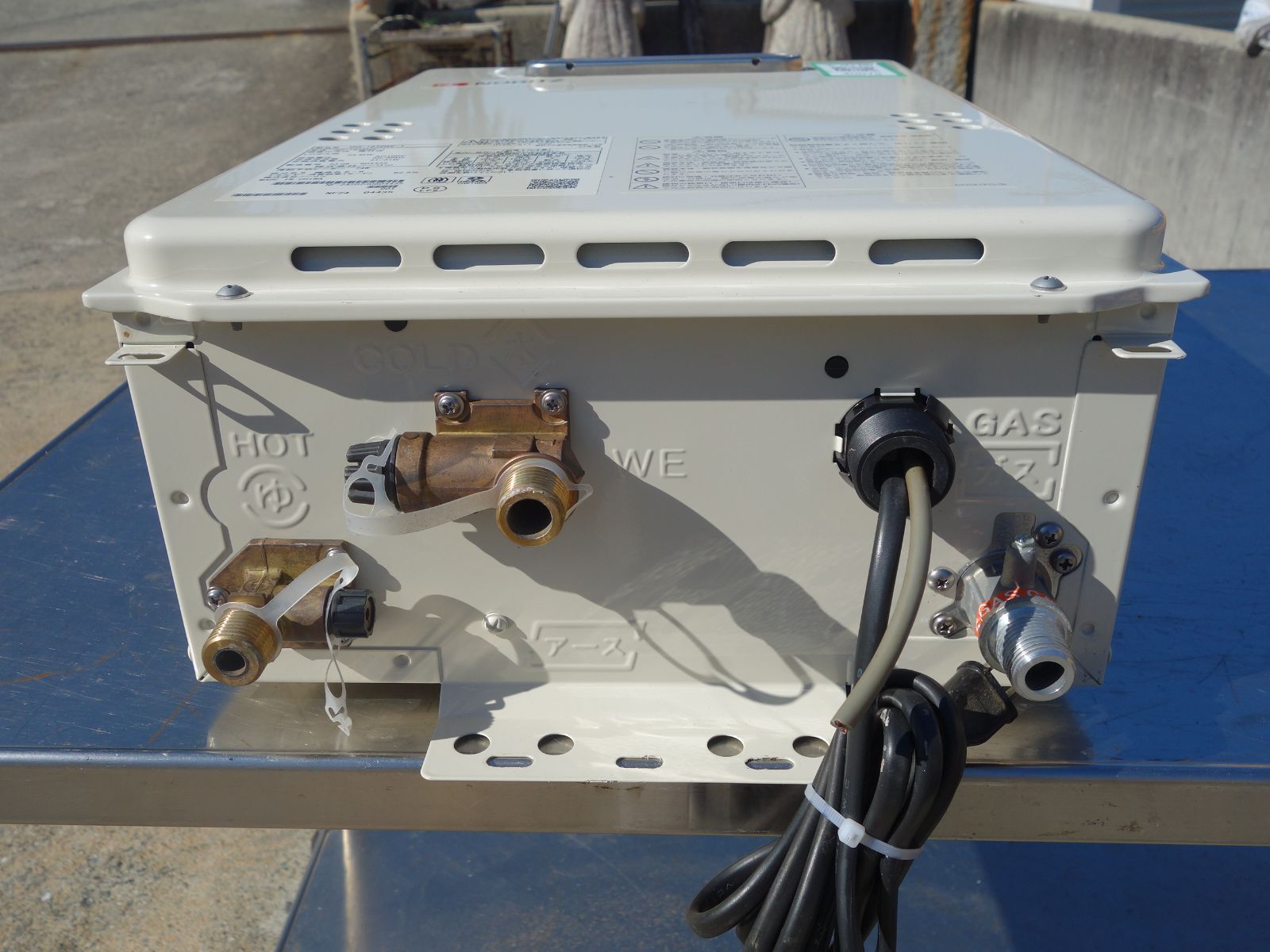 【中古】M▽ノーリツ 給湯器 2023年 プロパンガス LPガス 16号 100V GQ-1639WE-1 (40079)